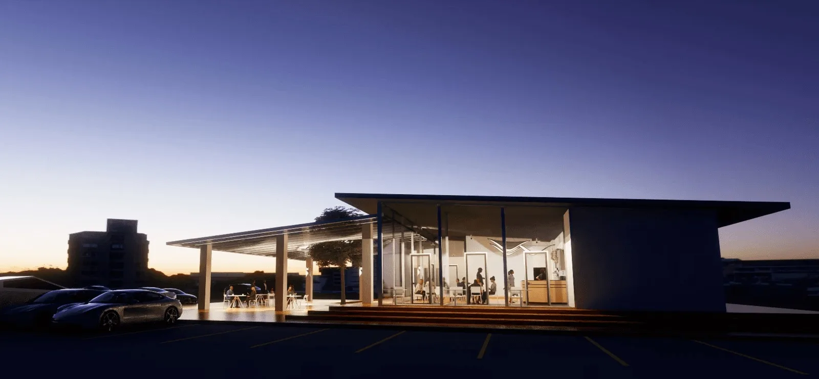 CanopyCoffee architectural rendering